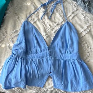 COPY - Light blue crop top
